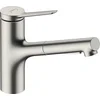 Image de Hansgrohe Zesis M33 - Keukenkraan met uittrekbare handdouche, rvs uiterlijk 74820800