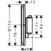 Image de Hansgrohe ShowerSelect Comfort - Thermostatische inbouwkraan, mat wit 15553700