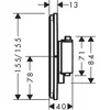 Image de Hansgrohe ShowerSelect Comfort Q Afbouwdeel Inbouwthermostaat Brushed Bronze