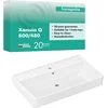Image de Hansgrohe Xanuia Q - Wastafel 80x48 cm, met overloop, kraangat, wit 60225450