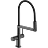 Image de Hansgrohe Talis Select M54 PowderSpray - Keukenkraan met flexibele arm en vuistdouche, EcoSmart, geborsteld zwart chroom 72861340