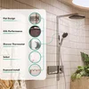 Image de Hansgrohe Raindance alive showerpipe - 300 1 jet thermostaat mat wit