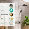 Image de Hansgrohe Raindance Alive Q - Doucheset met thermostaat, 21x34 cm, 3 stralen, EcoSmart, gepolijste goudlook 24581990