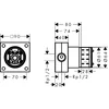 Image de Hansgrohe - Basishuis voor hoofddouche, voor 2 functies 24573180