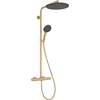 Image de hansgrohe Raindance Alive S Puro - Showerpipe - Ecostat thermostaat - 300mm maat - 1 straalfunctie - Brushed Bronze