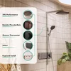 Image de Hansgrohe Raindance Alive S - Doucheset met thermostaat, diameter 30 cm, 3 stralen, geborsteld zwart chroom 24595340