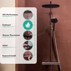 Image de Hansgrohe Raindance alive S - showerpipe - 300 - 1jet Puro - ecosmart Ecostat Element - mat zwart