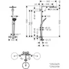 Image de Hansgrohe Raindance S - Doucheset met thermostaat, diameter 24 cm, 3 stralen, EcoSmart+, chroom 28825000