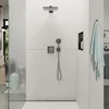 Image de Hansgrohe Raindance Select E - Douchekop, 3 straalsoorten, EcoSmart, geborsteld zwart chroom 28728340
