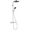 Image de hansgrohe Activera S - Showerpipe - EcoSmart+ waterbesparend - Ecostat thermostaat - 240mm maat - 1 straalfunctie - Chroom