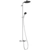 Image de hansgrohe Activera S - Showerpipe - EcoSmart waterbesparend - Ecostat thermostaat - 240mm maat - 1 straalfunctie - Chroom