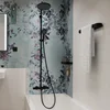 Image de hansgrohe Activera S - Showerpipe - EcoSmart waterbesparend - Ecostat thermostaat - 240mm maat - 1 straalfunctie - Mat Zwart