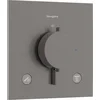 Image de hansgrohe Ecostat Comfort E - Inbouwthermostaat - 2 functies - Douche - Brushed Black Chrome