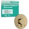 Image de Hansgrohe Ecostat Comfort S - Thermostatische inbouwkraan, voor 2 functies, afwerking gepolijst goud 33715990