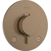 Image de hansgrohe Ecostat Comfort S - Inbouwthermostaat - 2 functies - Douche thermostaat - Zekerheidscombinatie EN1717 - Brushed Bronze
