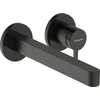 Image de hansgrohe Finoris - Inbouw Wastafelmengkraan - Ééngreeps bediening - Met afvoerplug - 228mm - Brushed Black Chrome