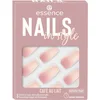 Image de Kunstnagels Essence Nails In Style Zelfklevend Herbruikbaar Nº 16 Café au lait (12 Stuks)
