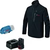 Image de Bosch Professional verwarmbare jas GHJ 12+18V XA (incl. USB-laadadapter GAA 12V-21 + accu GBA 12V 2.0Ah + oplader GAL 12V-20, in doos)