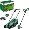 Image de Bosch Tuinapparatuur - 18V ACCU-grasmaaier en grastrimmer set, 1x 4.0 Ah Li-Ion accu, lader 06008B9D02