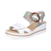 Image de Rieker -Dames - groen olijf - sandalen - maat 37