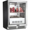 Image de Klarstein koelkast, droogrijpkast, 1-zone koelkast met glazen deur, voor binnen- en buitengebruik met ledverlichting, vrijstaande of inbouwkoelkast, temperatuurbereik 1-25 °C, 98 liter - Touch - Mini Fridge - Compact Koelkast