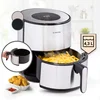 Image de Klarstein Heteluchtfriteuse, Air Fryer om te Frituren, Friteuse met Touch-Bedieningspaneel, Timer, Instelbare Temperatuur & 8 Programma’s, Airfryer voor Luchtfrituren, Heteluchtfriteuse zonder Olie, 1500 W, 4,3L