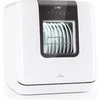 Image de Klarstein Mini Vaatwasser 3 Couverts   Compact Inbouwmodel met 7 Programma s, Tafelmodel voor Studio, Camping of Kantoor, Kleine Afwasmachine met Wateraansluiting