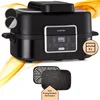 Image de Klarstein 2-in-1 Heteluchtfriteuse met Grill, Airfryer met Snelle Opwarming 1500 W, XL Heteluchtfriteuse, Hetelucht Friteuse om te Frituren, Heteluchtfriteuse + Accessoires, Grillplaat, Frituurmand, 5 L