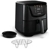 Image de Klarstein Aerovital Deluxe Heteluchtfriteuse / Air fryer - 1700 W - 8 Functies - Inclusief Accessoires - 200°C - Timer - Zwart