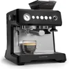 Image de Klarstein GrandPresso pistonmachine met maalmolen   20 Bar, 1.350 W, geïntegreerde precisie-maalmolen, stoompijpje, 2,3-l-watertank, zwart, kopjesverwarmer