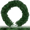 Image de tectake® Kerstslingers - Guirlande - Kerstversiering voor Binnen en Buiten - Gedetailleerd en Levensecht - Ophanglus - 270 cm - Groen