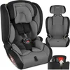 Image de tectake® Kinderzitje en Zitverhoging - Met Zijbescherming - ECE R129/03 i-Size - 5-puntsgordel Autostoel - Autostoeltje - Veiligheidszitje met Uitneembaar Kussen - Max. 36 kg - Voor Kinderen van 76-150 cm - Donkergrijs