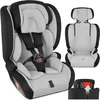 Image de tectake® Kinderzitje en Zitverhoging - Met Zijbescherming - ECE R129/03 i-Size - 5-puntsgordel Autostoel - Autostoeltje - Veiligheidszitje met Uitneembaar Kussen - Max. 36 kg - Voor Kinderen van 76-150 cm - Lichtgrijs/Zwart