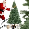 Image de tectake® Kunstkerstboom Prancer - 230 cm Hoog - Natuurgetrouwe Spuitgiet- en PVC-naalden - Inclusief Inklapbare Standaard - Onderhoudsvriendelijk - Ideaal voor Binnen of Buiten- Duurzaam Kerstdecor - Groen