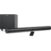 Image de MEDION P64150 2in1 Convertible Bluetooth TV soundbar met draadloze subwoofer (2.1 soundbar, 2 x 30 watt, 60 watt subwoofer, wandmodel, HDMI ARC met ECC, AUX, optische ingang)