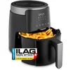 Image de MEDION Airfryer P40 L (4,7 liter, Heteleuchtfriteuse, 1500 watt, eenvoudige bediening, olievrij frituren, 60 min timer, tot 200° C, antiaanbaklaag, MD13030) zwart