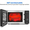 Image de MEDION magnetron met grill en convectie (23 liter, 900 watt, 1000 watt grill, 1680 watt convectiefunctie, 11 automatische programma's, 5 vermogensstanden, ontdooifunctie, roestvrij staal, MD12031) zwa