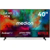 Image de MEDION 100.3 cm 40" Full HD TV Android TV Smart TV HDR Prime Video PVR Bluetooth, MD840100