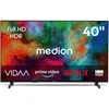 Image de MEDION Full HD TV 100,3 cm (40 inch) (Smart TV, HDR, VIDAA Store, Netflix, Prime Video, Disney+, DAZN, Paramount+, HbbTV, PVR, Bluetooth), MD 840101