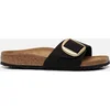 Image de Birkenstock Madrid Big Buckle Slippers - Dames - Zwart - Maat 39