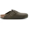 Image de Birkenstock Boston Thyme Groen Suede Narrow Maat 37