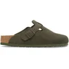 Image de Birkenstock - Boston Suede Thyme Smal Voetbed - Maat 42