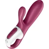 Image de Satisfyer, Bluetooth Rabbit, Hot Bunny, 17,5 cm, met app, met warmtefunctie, 2 motoren, gemaakt van siliconen