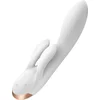 Image de Satisfyer, vibrator, Bluetooth Rabbit, Double Flex, 20 cm, met app, 3 motoren, gemaakt van volledig siliconen, oplaadbaar, waterdicht