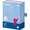 Image de Satisfyer, vibrator, vingervibrator, klein en veelzijdig, 'High Fly' met batterij, siliconen, 7 cm