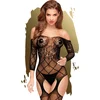 Image de Penthouse Lingerie Top Notch - Erotische Catsuit met Jarratels - Maat S/L - Zwart
