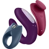 Image de Satisfyer 'Partnerbox 3', incl. Apptoys, Double Joy, Sexy Secret, Royal One, oplaadbaar, waterdicht, huidvriendelijke siliconen