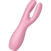 Image de Satisfyer, vibrator, oplegvibrator, 'Treesome 3', 14 cm, 3 motoren, voor stimulatie van clitoris en schaamlippen