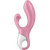 Image de Satisfyer, vibrator, rabbitvibrator, 'Air Pump Bunny 2', 20 cm, huidvriendelijk materiaal, oplaadbaar, opblaasbare schacht