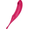 Image de Satisfyer 'Twirling Pro', 20 cm, drukgolf- en oplegvibrator, aan beide zijden te gebruiken, drukgolven en circulerende vibraties